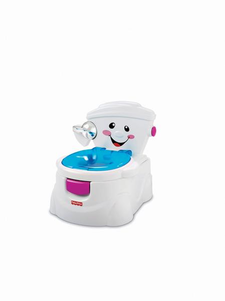 Mattel - Fisher-Price Meine erste Toilette, Töpfchen mit Musik, Toilettentrainer, Kinder-WC