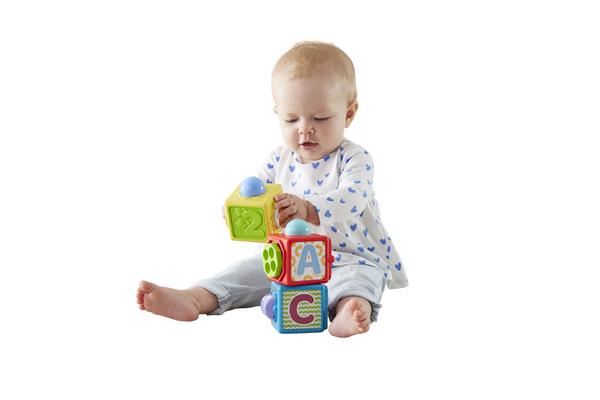 Mattel - Fisher-Price Spiel- und Stapelwürfel