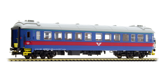 2000000303900: H0, DC, SJ, Era IV - VNMJ 204.501Topline SJ, 2 Cl Passenger coach, Inter-Regio ontwerp,. Mini thumb
