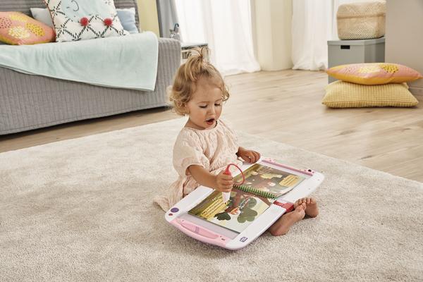 3417766131898: Ga naar de artikelen van VTech MagiBook, MagiBook v2 roze incl. Twee leren boeken. Mini thumb
