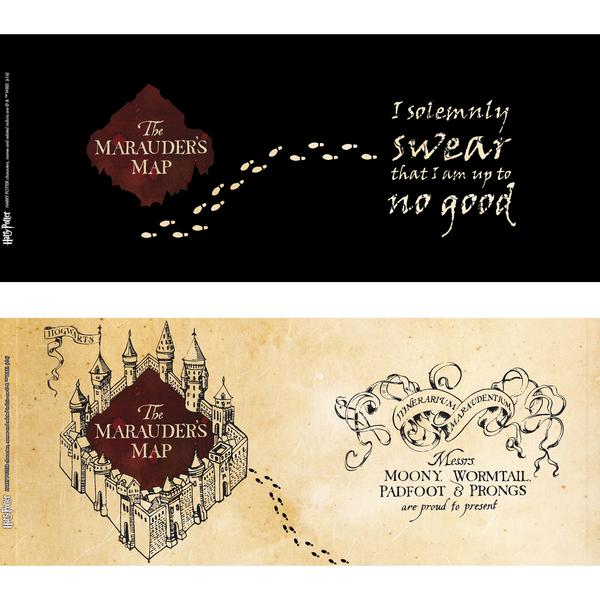ABYstyle - Harry Potter - Karte des Rumtreibers Thermoeffekt Tasse 460ml