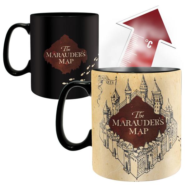 3700789236436: ABYstyle - Harry Potter - Karte des Rumtreibers Thermoeffekt Tasse 460ml. Mini thumb