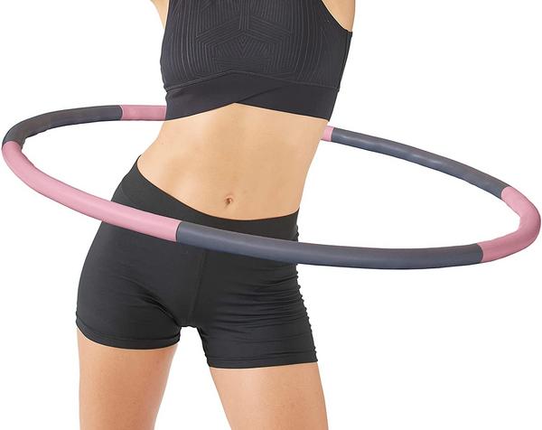 Schildkröt 960234 - Fitness, Hula-Hoop-Ring, 90cm Durchmesser, Rosa-Anthrazit