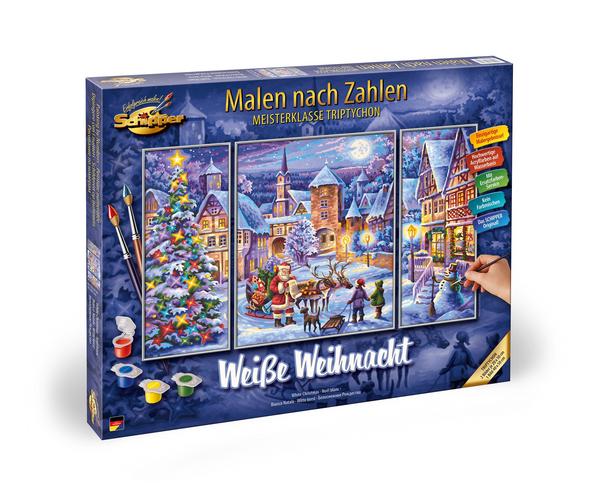 4000887927304: Schipper Malen-nach-Zahlen - Meisterklasse Triptychon - Weiße Weihnacht. Mini thumb