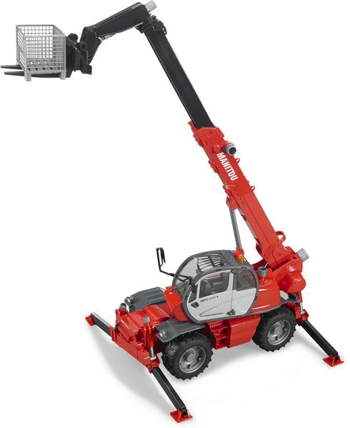 Bruder Profi-Serie Manitou Teleskopstapler MRT 2150 mit Zubehör