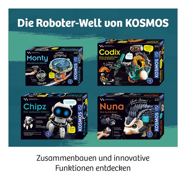 4002051621025: KOSMOS 621025 - Monty, Dein Balancier-Roboter, mint, Experimentierkasten. Mini thumb