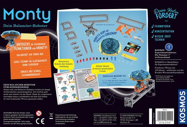 KOSMOS 621025 - Monty, Dein Balancier-Roboter, mint, Experimentierkasten