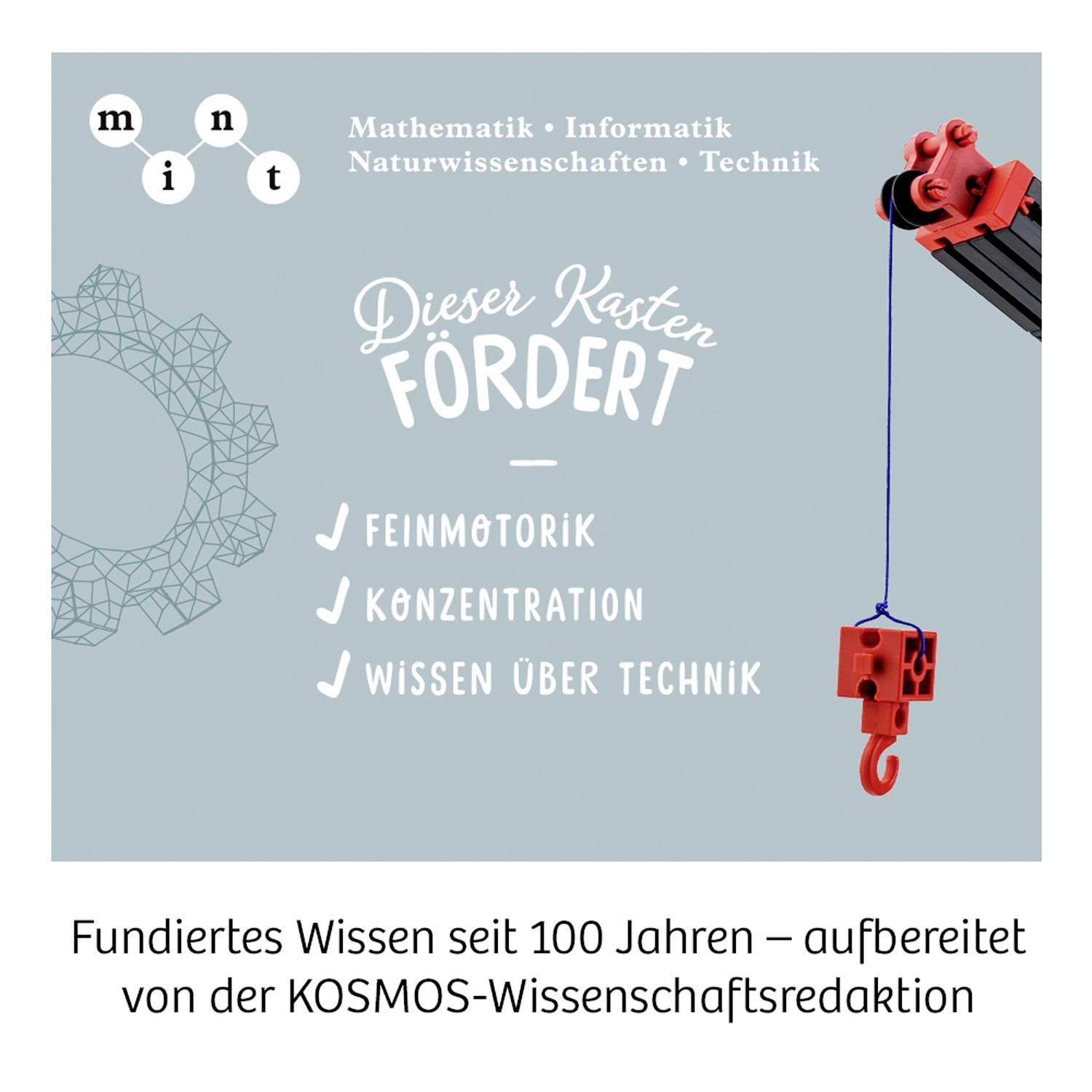 Kosmos 628208 Technik-Werkstatt Experimentierkasten de 8 anos