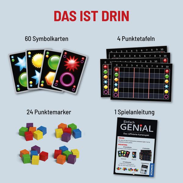 KOSMOS - Einfach Genial, Kartenspiel von Reiner Knizia