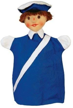 4005183150210: KERSA 15021 - Lina, Polizist blau, Kasperlepuppe, Puppe, Handpuppe. Mini thumb