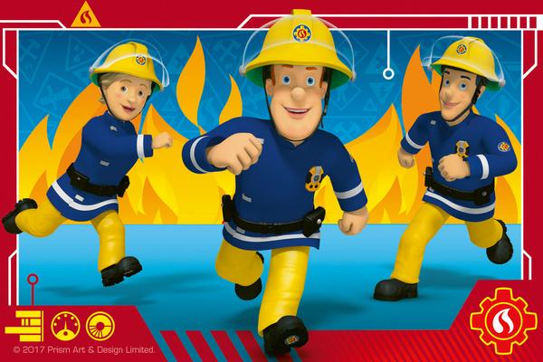 4005556074372: Würfelpuzzle Ravensburger Sam, der tapfere Feuerwehrmann 6 Teile. Mini thumb
