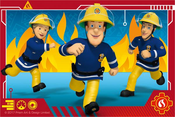 Würfelpuzzle Ravensburger Sam, der tapfere Feuerwehrmann 6 Teile