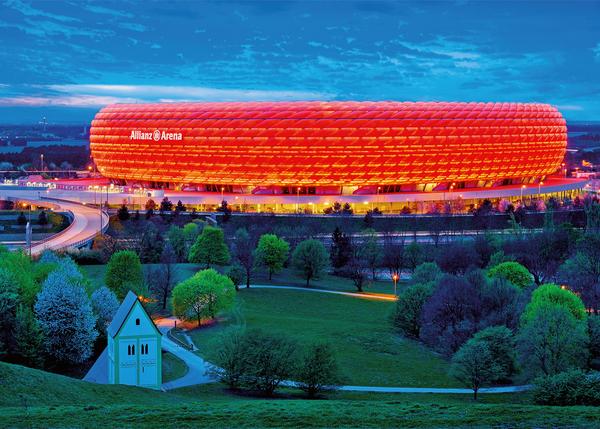 Puzzle Ravensburger Allianz Arena Color Starline 1200 Teile