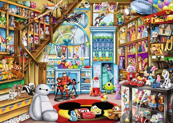 4005556167340: Puzzle Ravensburger WD: Im Spielzeugladen 1000 Teile. Mini thumb