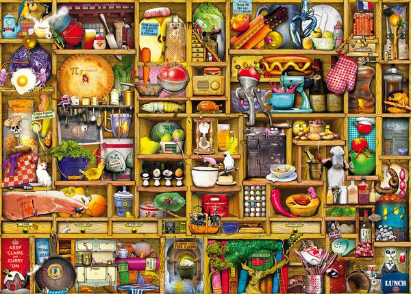4005556192984: Puzzle Ravensburger Kurioses Küchenregal 1000 Teile. Mini thumb