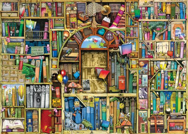 4005556194186: Puzzle Ravensburger Magisches Bücherregal Nr.2 1000 Teile. Mini thumb