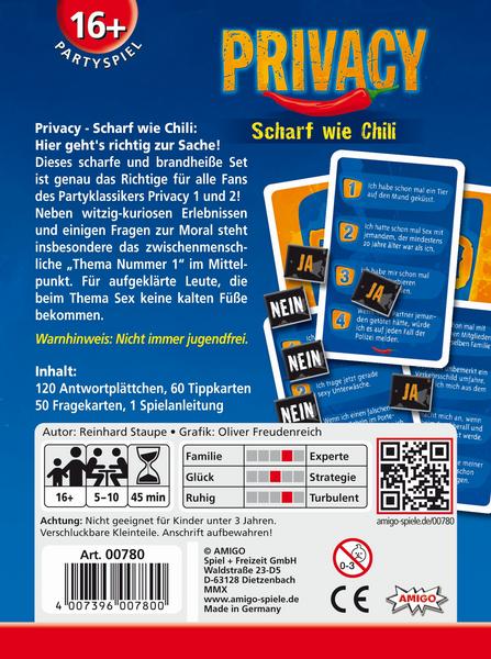 4007396007800: Zur Artikeldateneite von: Privacy - Scharf wie Chili von Reinhard Staupe. Mini thumb