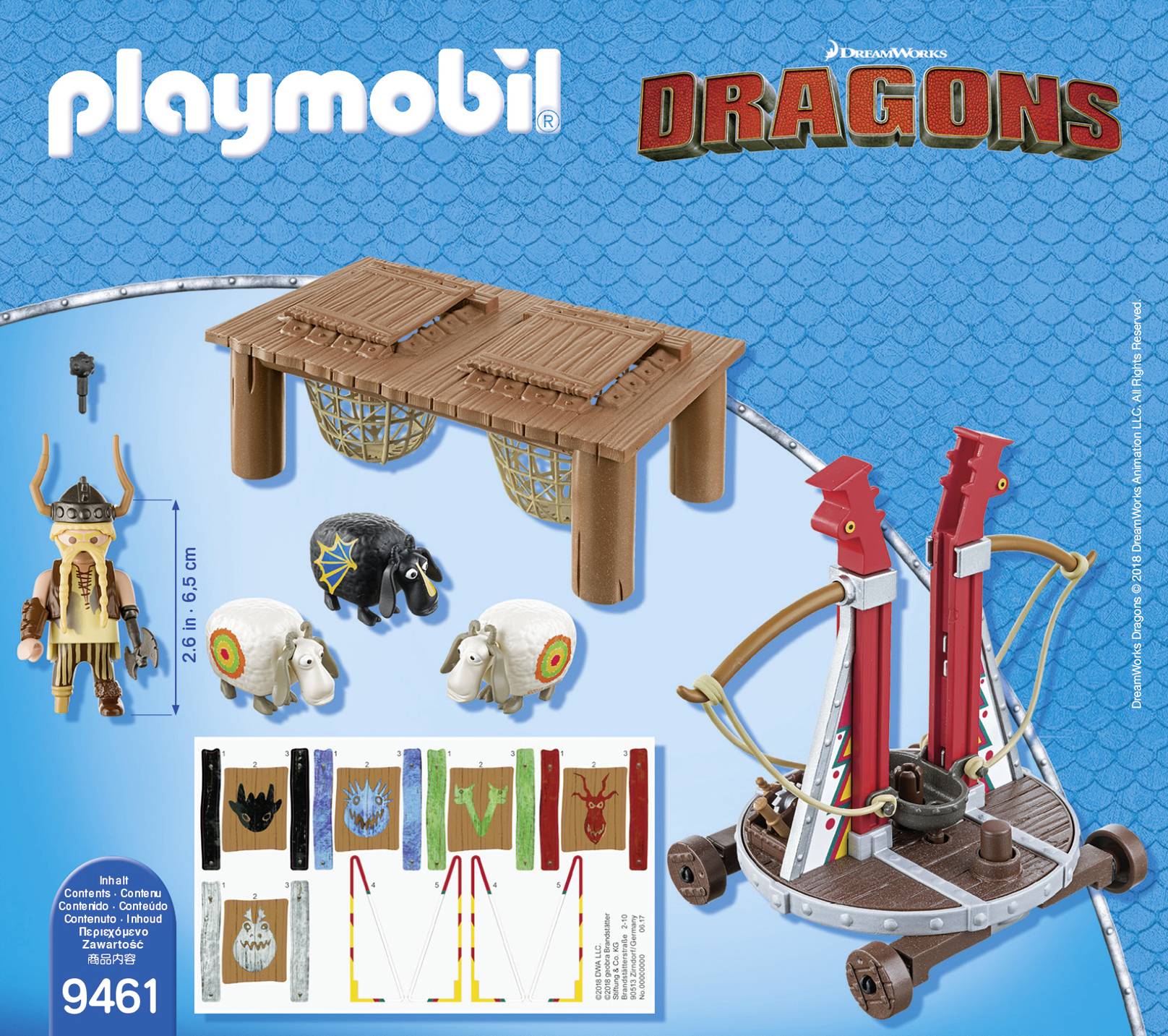 4008789094612: Playmobil® Dragons Grobian mit Schafschleuder 9461. Mini thumb