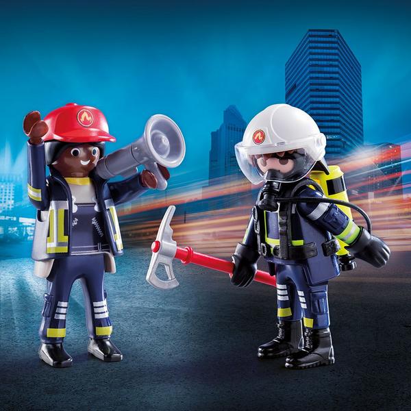 PLAYMOBIL 70081, DuoPack Firefighter en