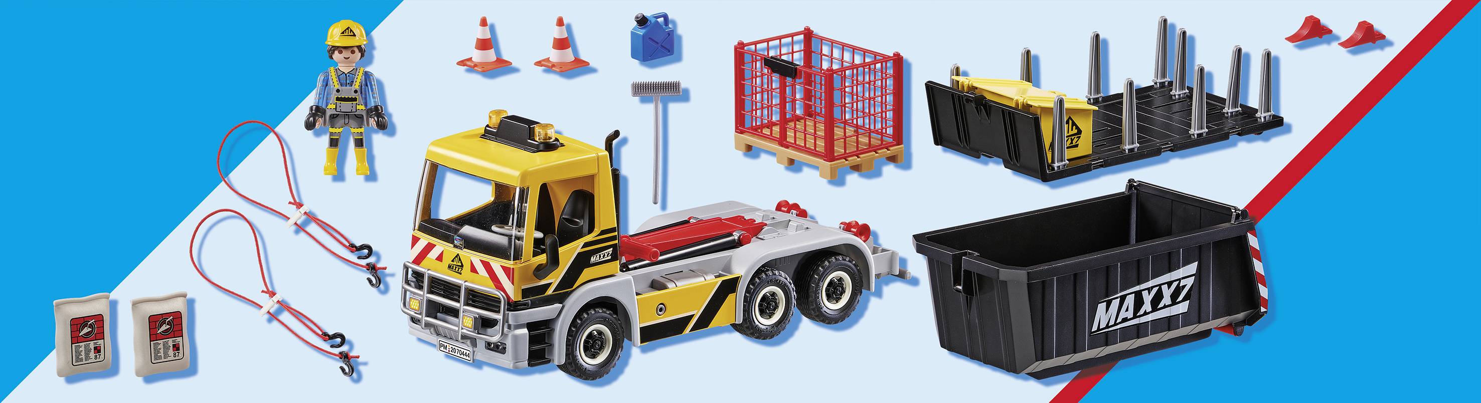 4008789704443: Playmobil® City LKW mit Wechselaufbau 70444. Mini thumb