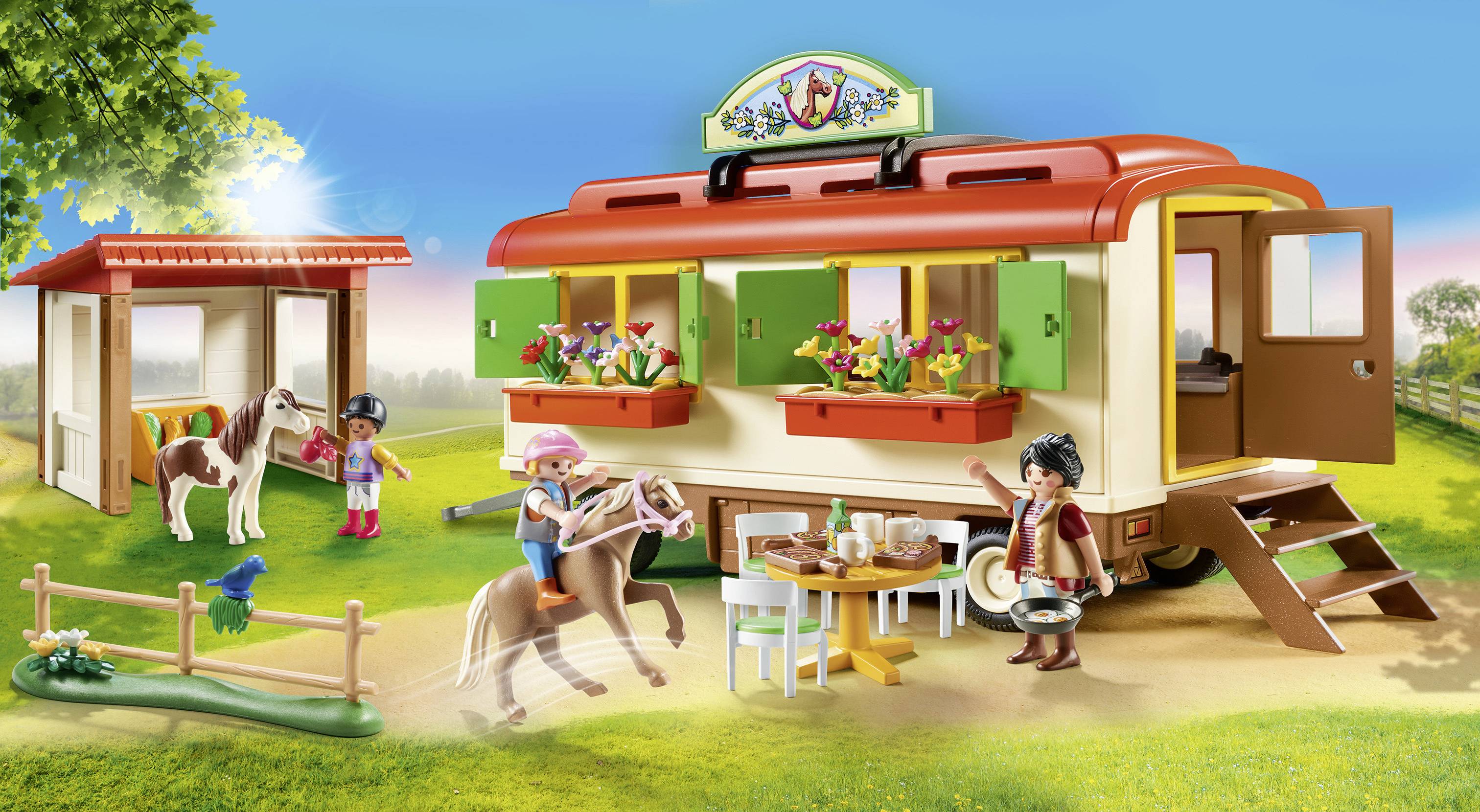 4008789705105: Playmobil® Country Ponycamp-Übernachtungswagen 70510. Mini thumb
