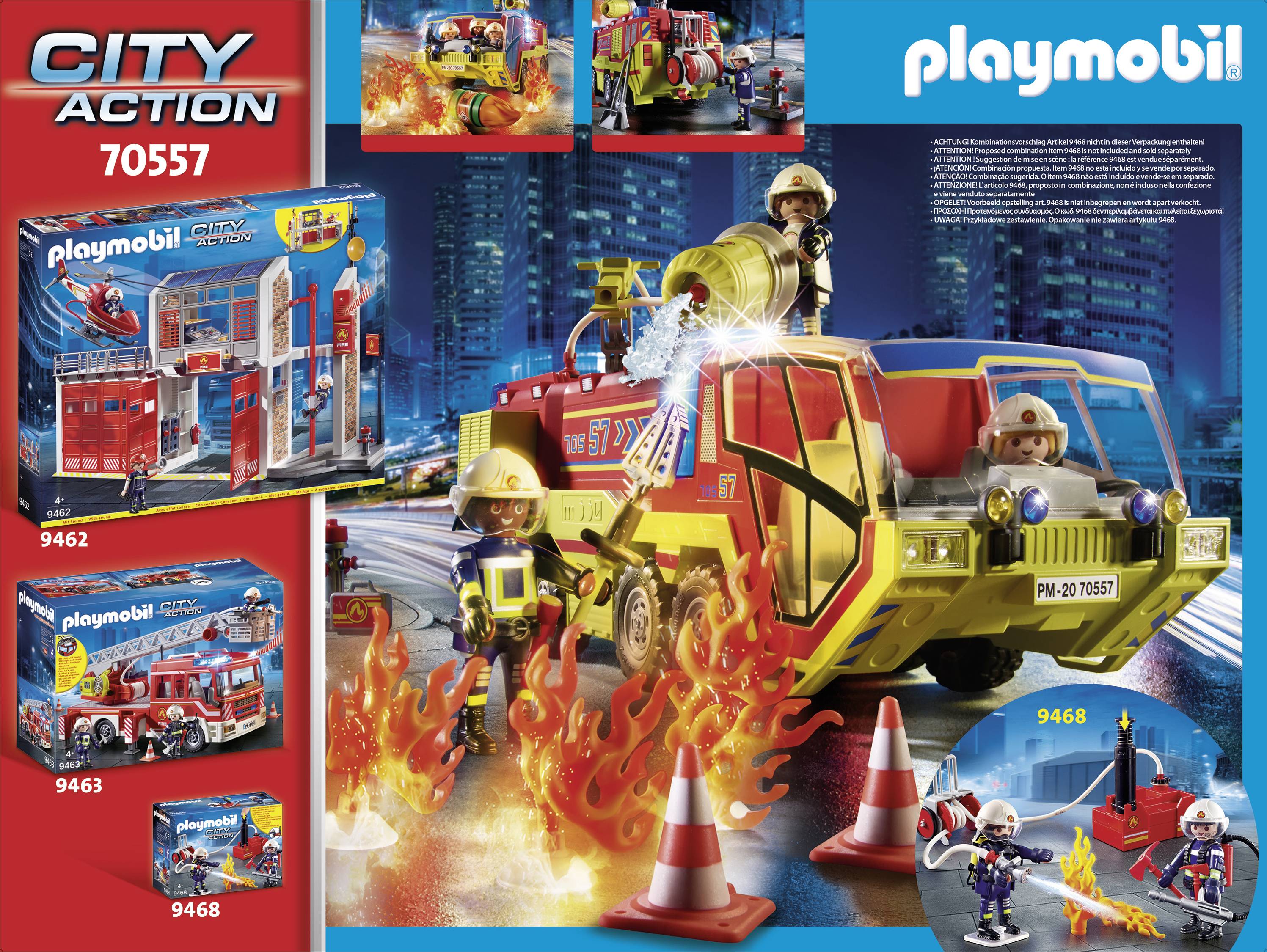4008789705570: Playmobil® City Action Feuerwehreinsatz mit Löschfahrzeug 70557. Mini thumb