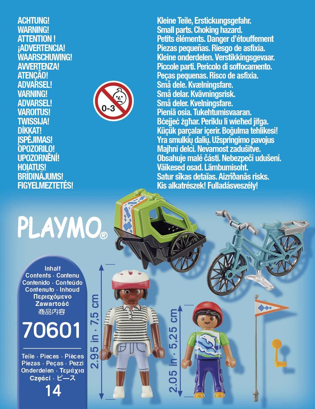 Playmobil® especialPLUS viagem de bicicleta 70601