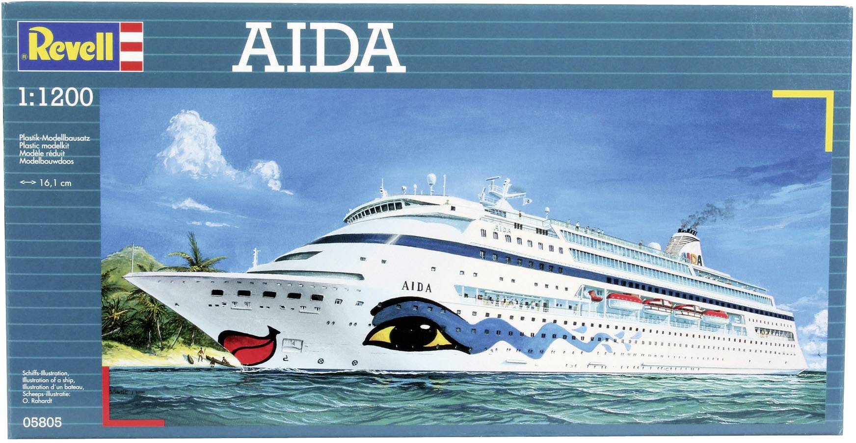 Revell 05805 Aida Schiffsmodell Bausatz 1:1200