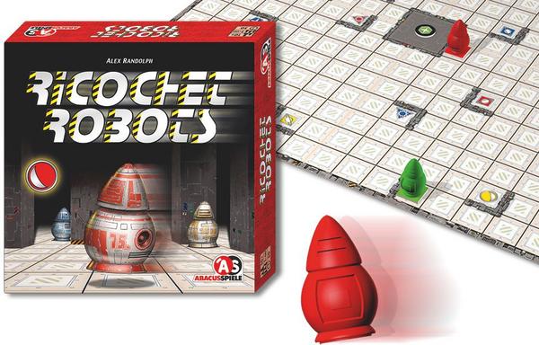 Abacus ABA03131 - Ricochet Robots (Rasende Roboter), Familienspiel von Alex Randolph
