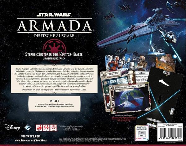 Asmodee FFGD4336 - Star Wars, Armada, Sternenzerstörer, Erweiterung