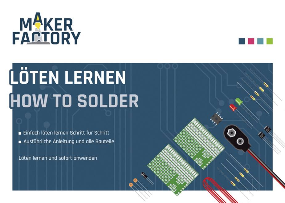 4019631150554: MAKERFACTORY 15055 Löten lernen Löten Lernpaket ab 14 Jahre. Mini thumb