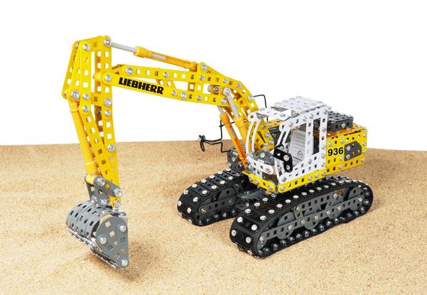 4047385101003: RCEE tronico Metallbaukasten Bagger LIEBHERR Caterpillar. Mini thumb