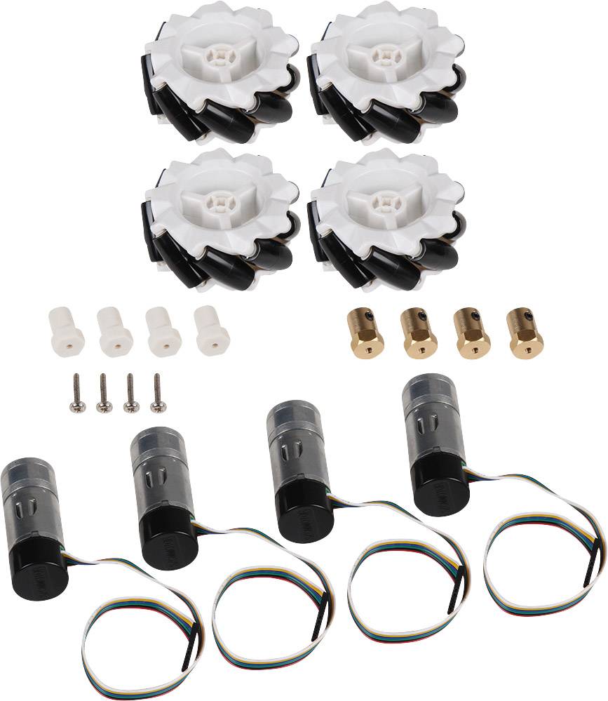 Joy-it Robot Wheelset Omni Wheels Kit