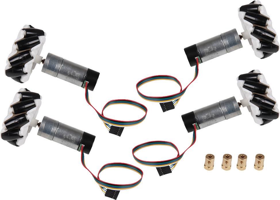 4250236820408: Joy-it Robot Wheelset Omni Wheels Kit. Mini thumb