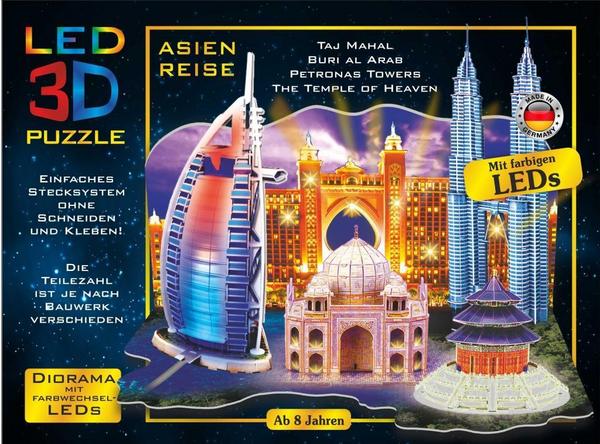 4260092645176: LED Diorama Puzzle Motiv: Asien Reise 70 Teile. Mini thumb
