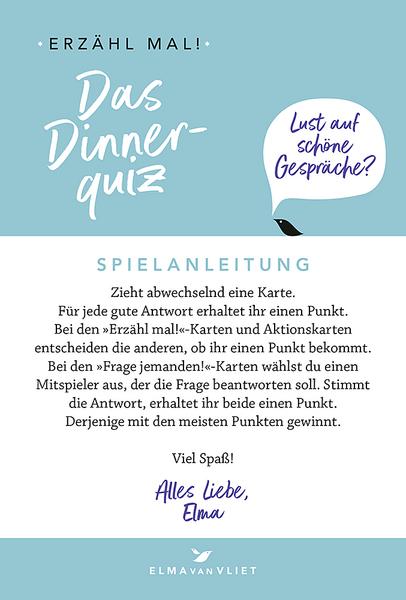 4260308350177: Erzähl mal! Das Dinnerquiz ¦ Elma van Vliet von Elma van Vliet. Mini thumb