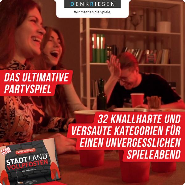 4260528090310: Denkriesen - Stadt Land Vollpfosten® - Rotlicht Edition - "Jetzt wird's dreckig." (Spiel). Mini thumb
