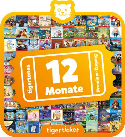 Tigerticket-12 Monats ABO für Tigerbox Touch Tigertones Streamingdienst