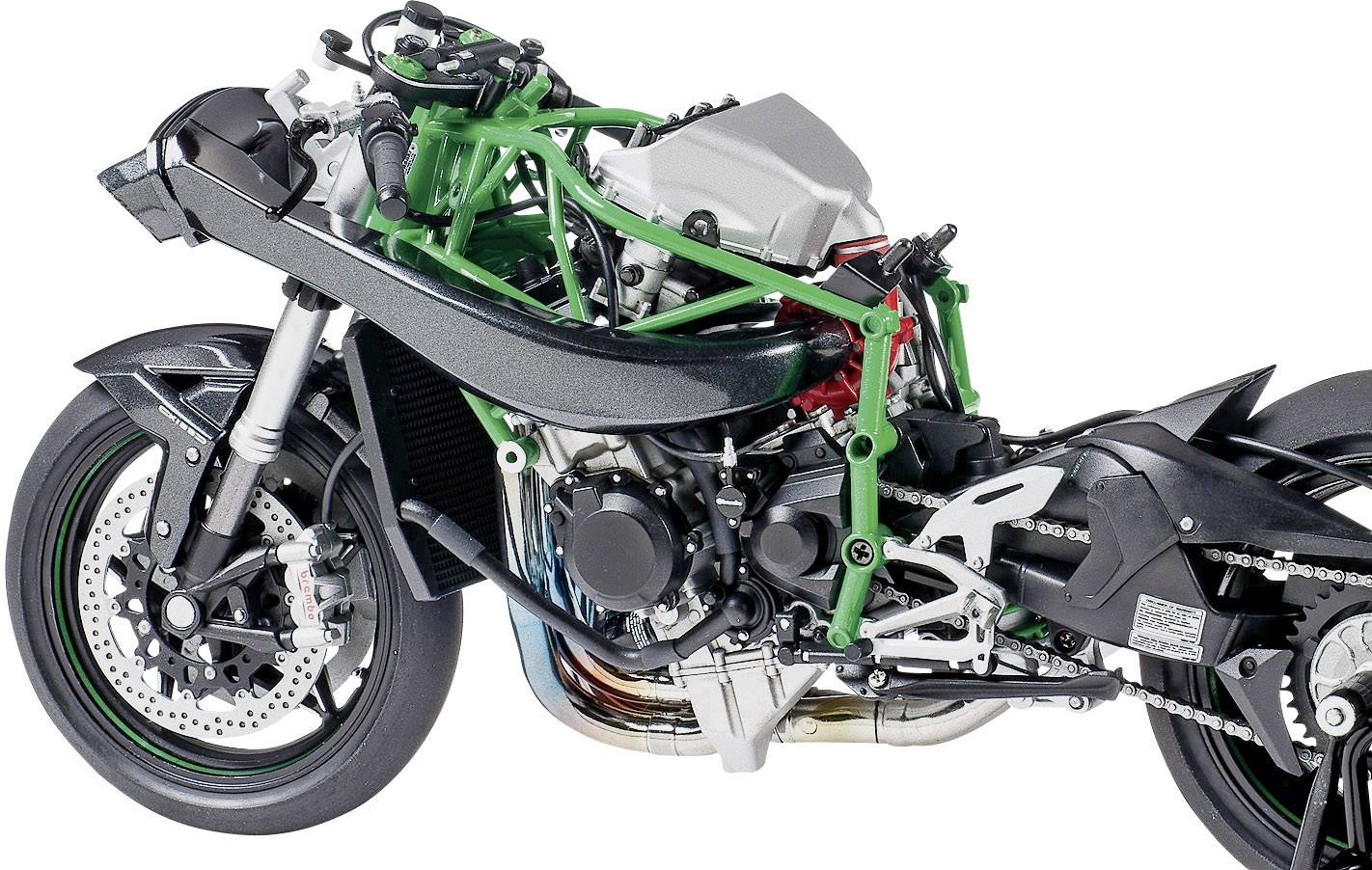 4950344141319: Tamiya 300014131 Kawasaki NINJA H2R Motorradmodell Bausatz 1:12. Mini thumb