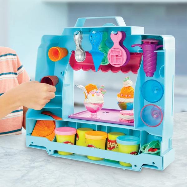Hasbro F13905L0 - Play-Doh, Süßigkeiten-Truck, Eiswagen, Knete-Spielset