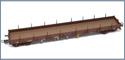 5055286675690: H0, DC, DR, Era IVRivarossi HR6483DR, 4-xle flatwagen Ress, periode IV50,31. Mini thumb