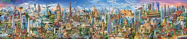 8412668175709: Puzzle Educa Once Around the World 42000 Peças. Mini thumb